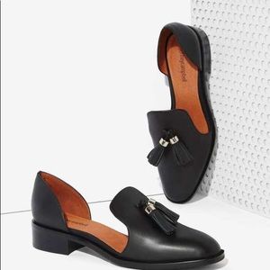 Black Jeffery Campbell loafers